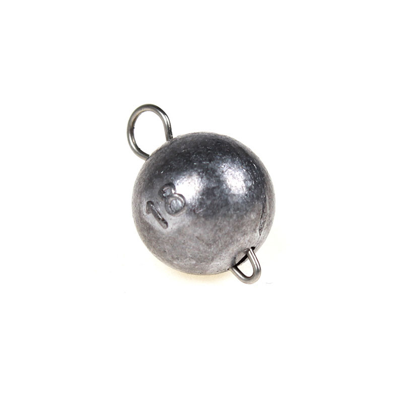 Fishing Lure Accessories - 10 Stück Cheburashka Einsatzblei-Sinker, runde Kugelgewichte,