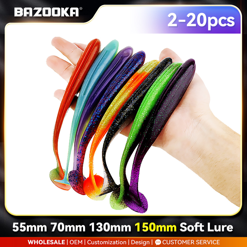Fishing Lure Soft Plastic - Bazooka 100mm 150mm Angelköder Big Easy