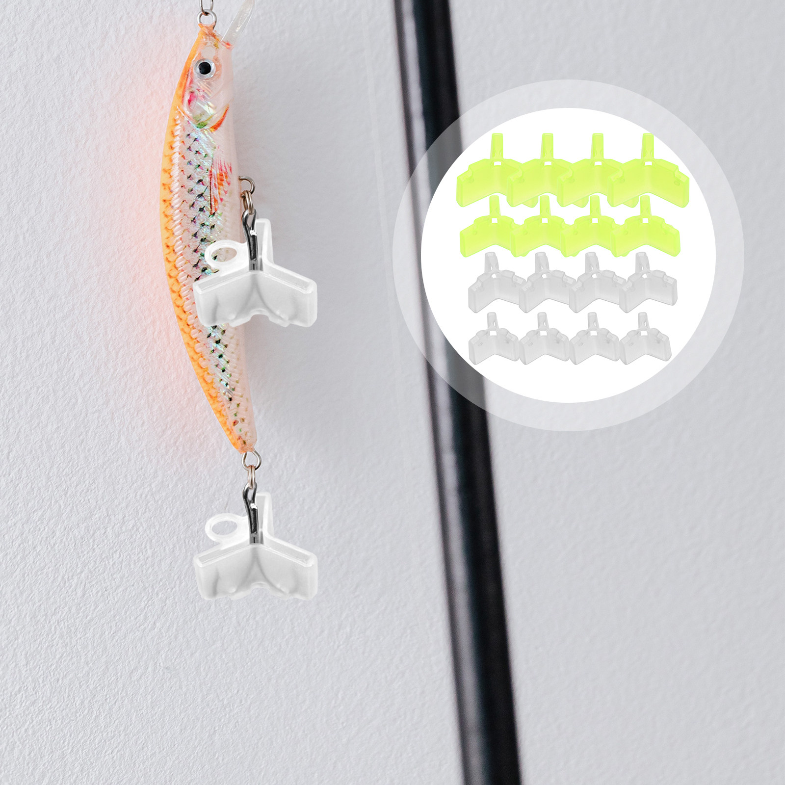 Fishing Lure Accessories - 240 Stück Angelhaken-Schutzkappen für Karpfenhaken –