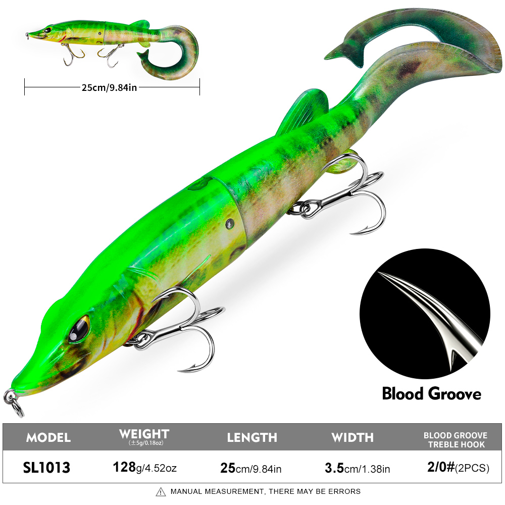 PROBEROS 1 Stück 2-teiliger Ge – Fishing Lure Jerkbait Bewertung und Preis